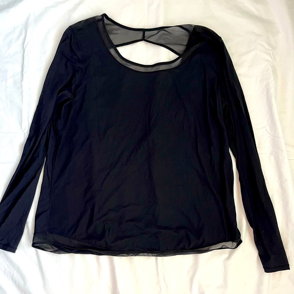 Lululemon Longsleeve Black Athlesiure Top
